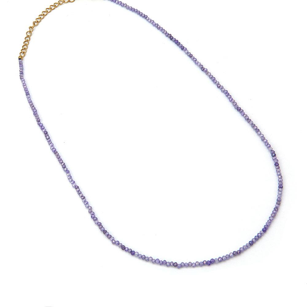 Sparkling purple necklace